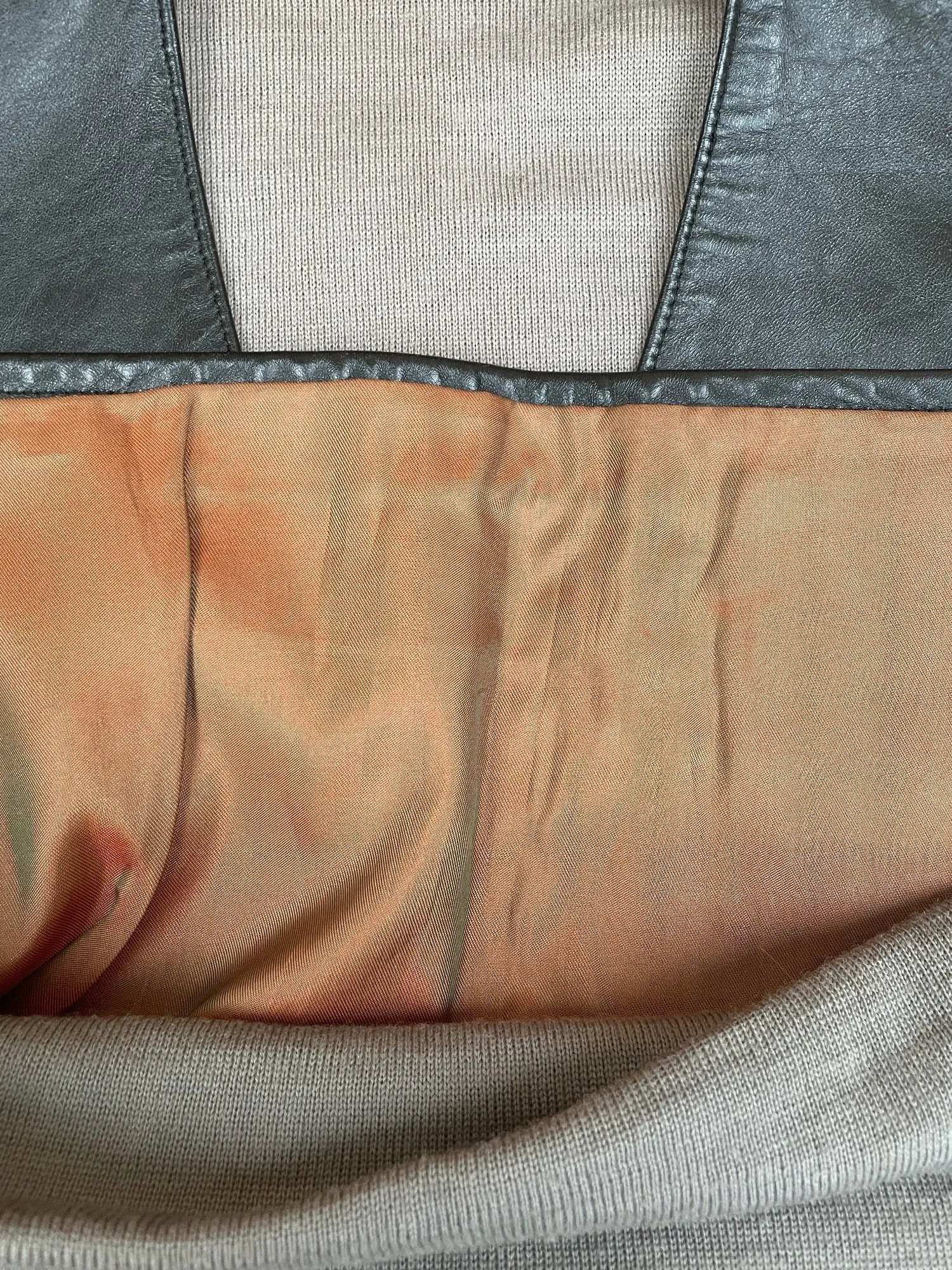 1960s Leather Vest - Size M
