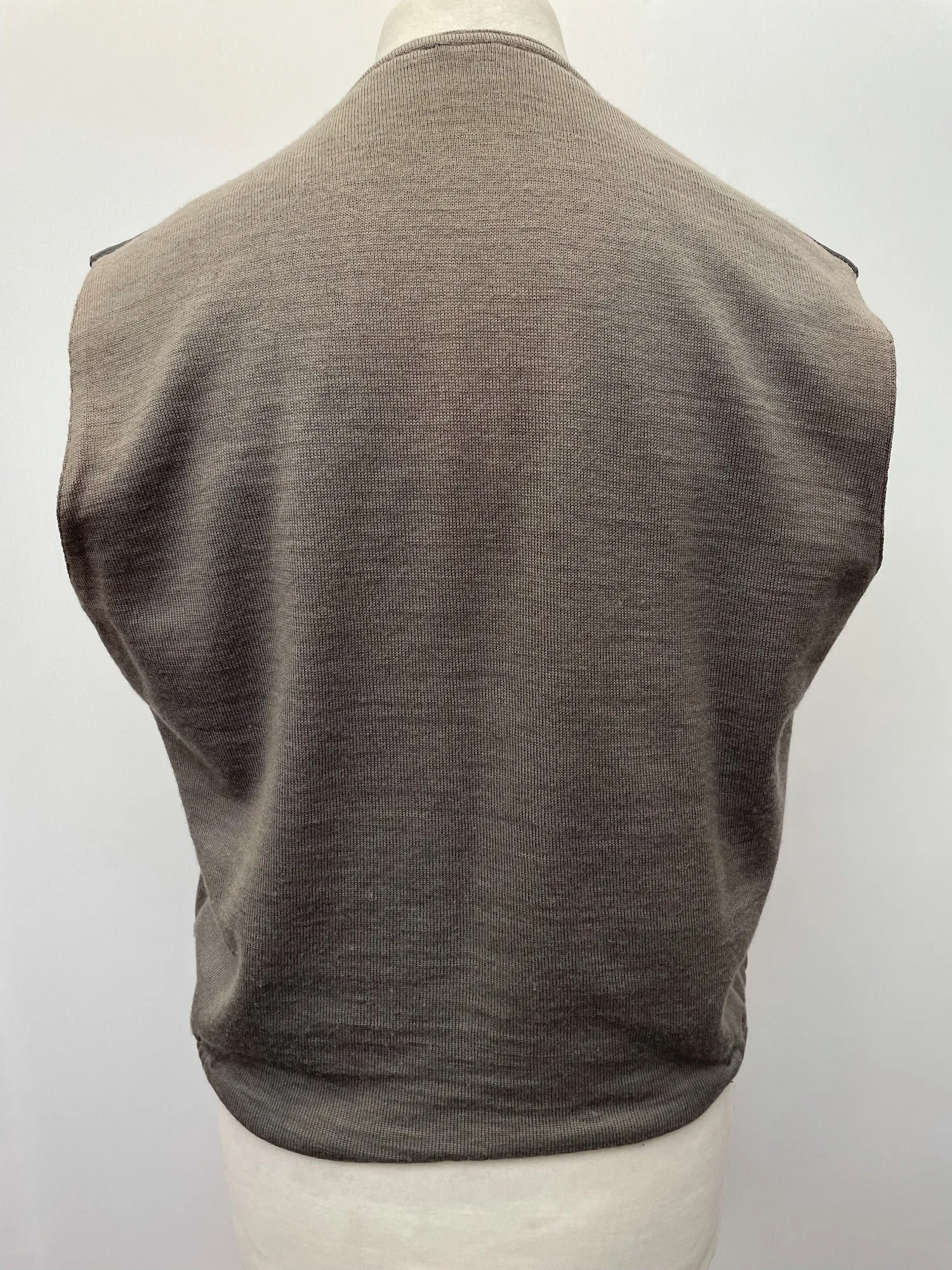 1960s Leather Vest - Size M