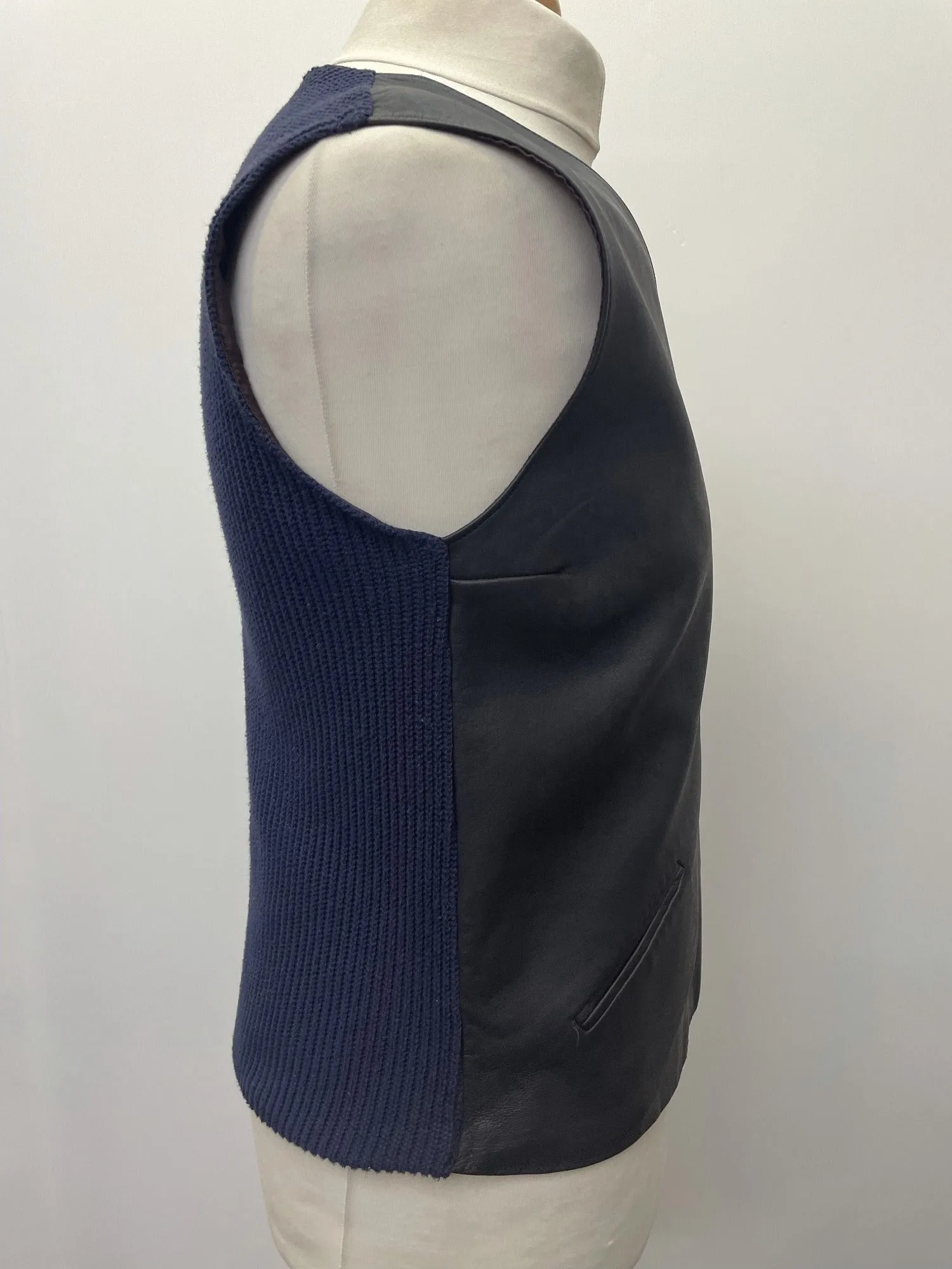 1960s Leather Vest - Size S
