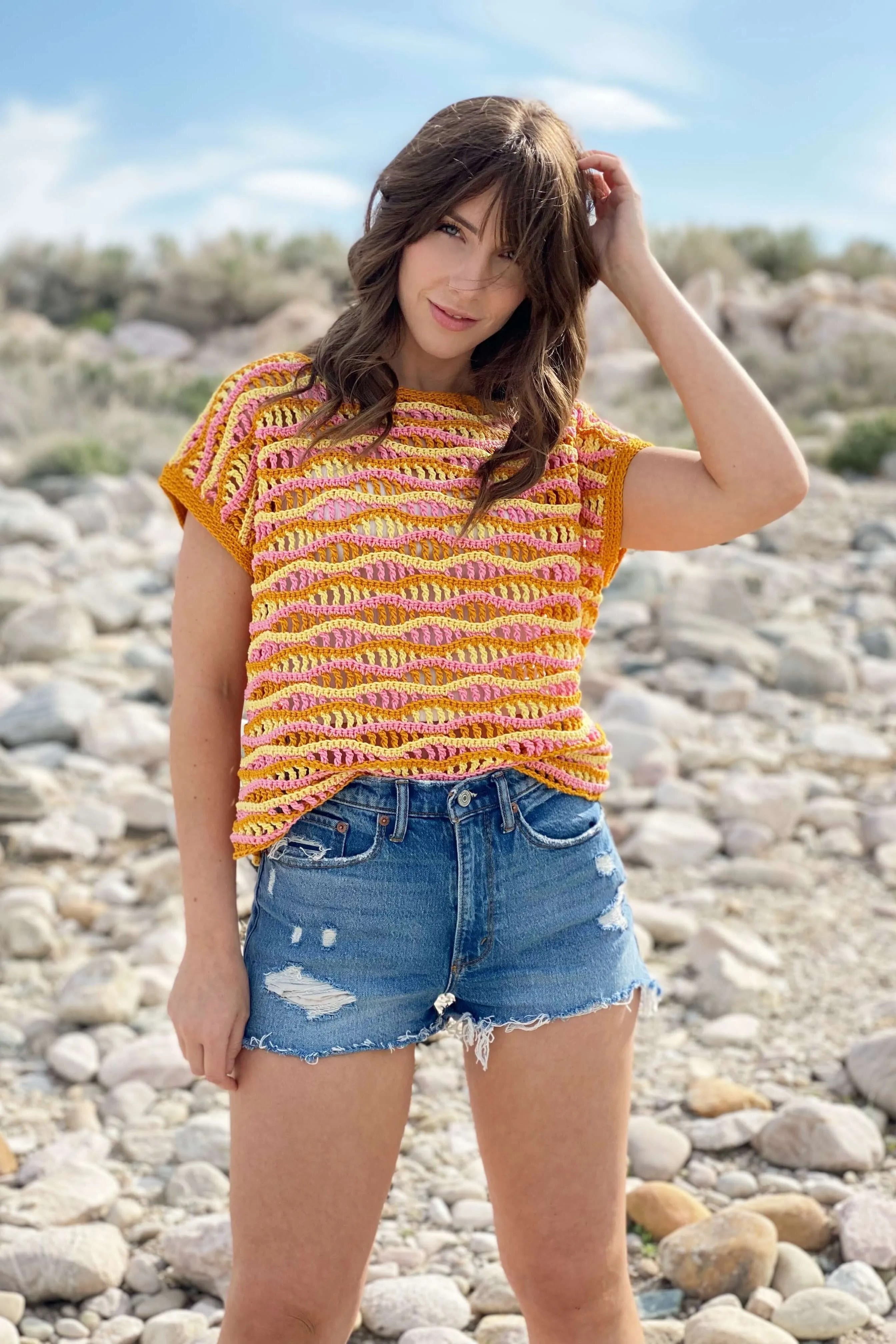 Crochet Kit - Electric Sun Tee