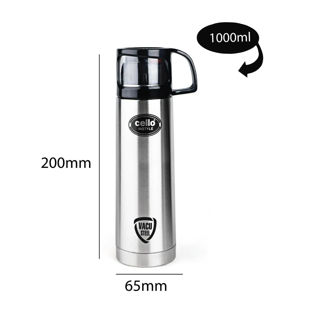 Instyle Flask, Vacusteel Water Bottle, 1000ml