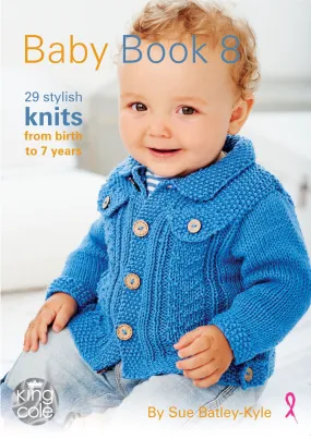 King Cole Baby Book 8 Knitting Patterns - Birth to 7 Years