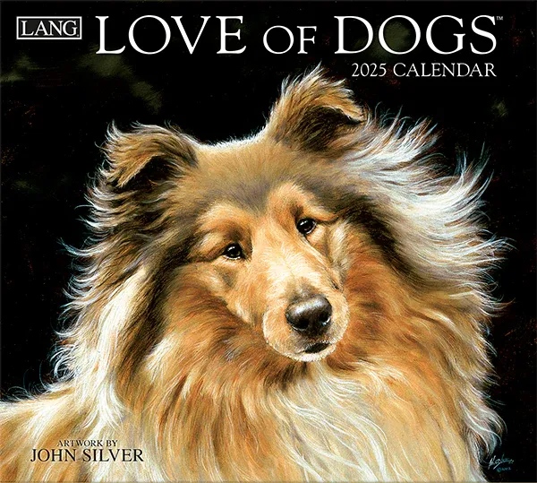 Lang Calendar: Love of Dogs 2025