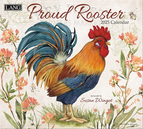 Lang Calendar: Proud Rooster 2025