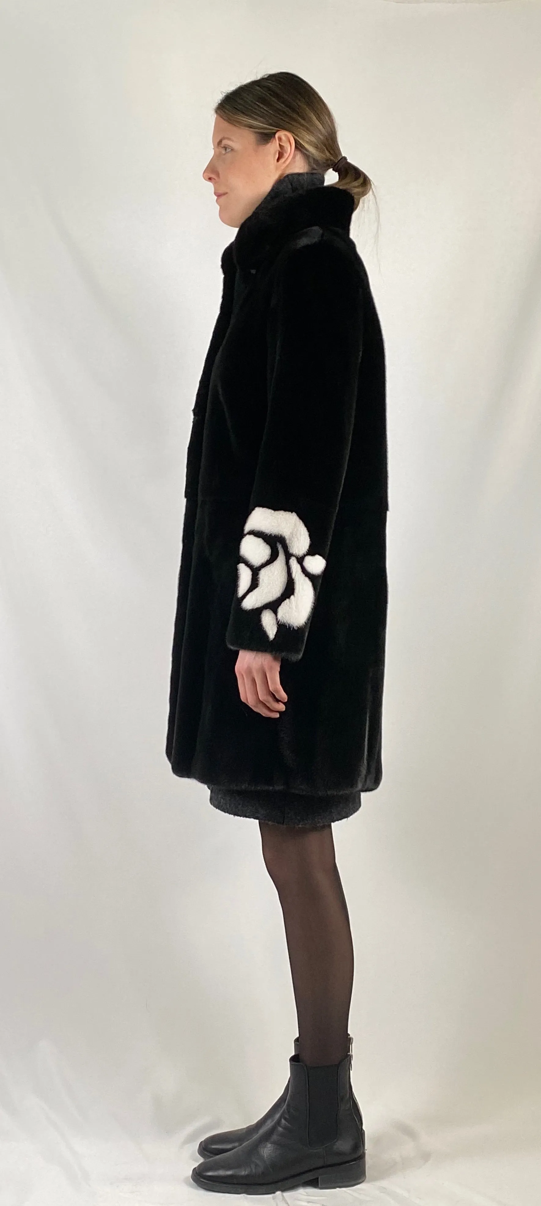 Mink Floral Coat