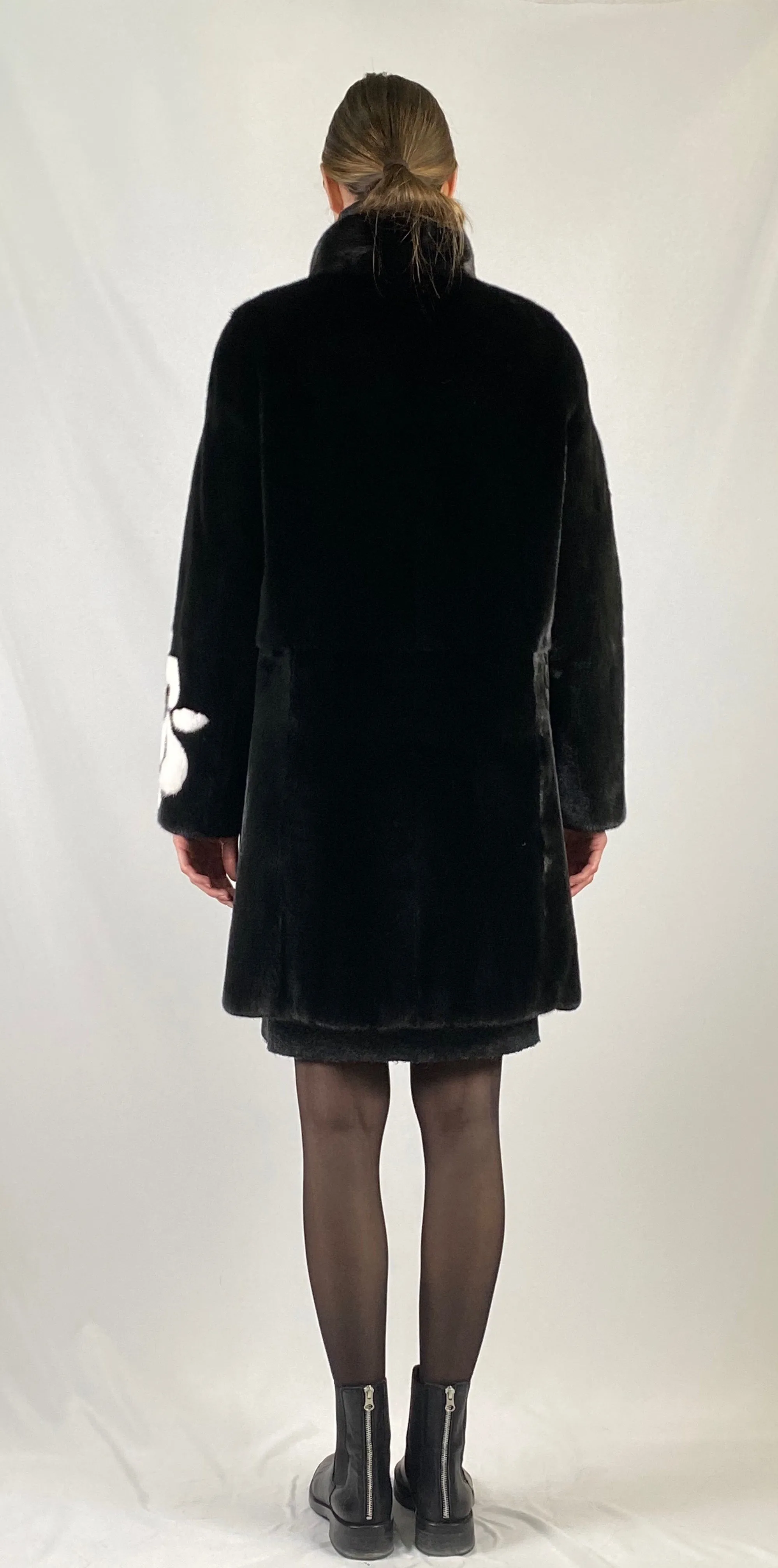 Mink Floral Coat