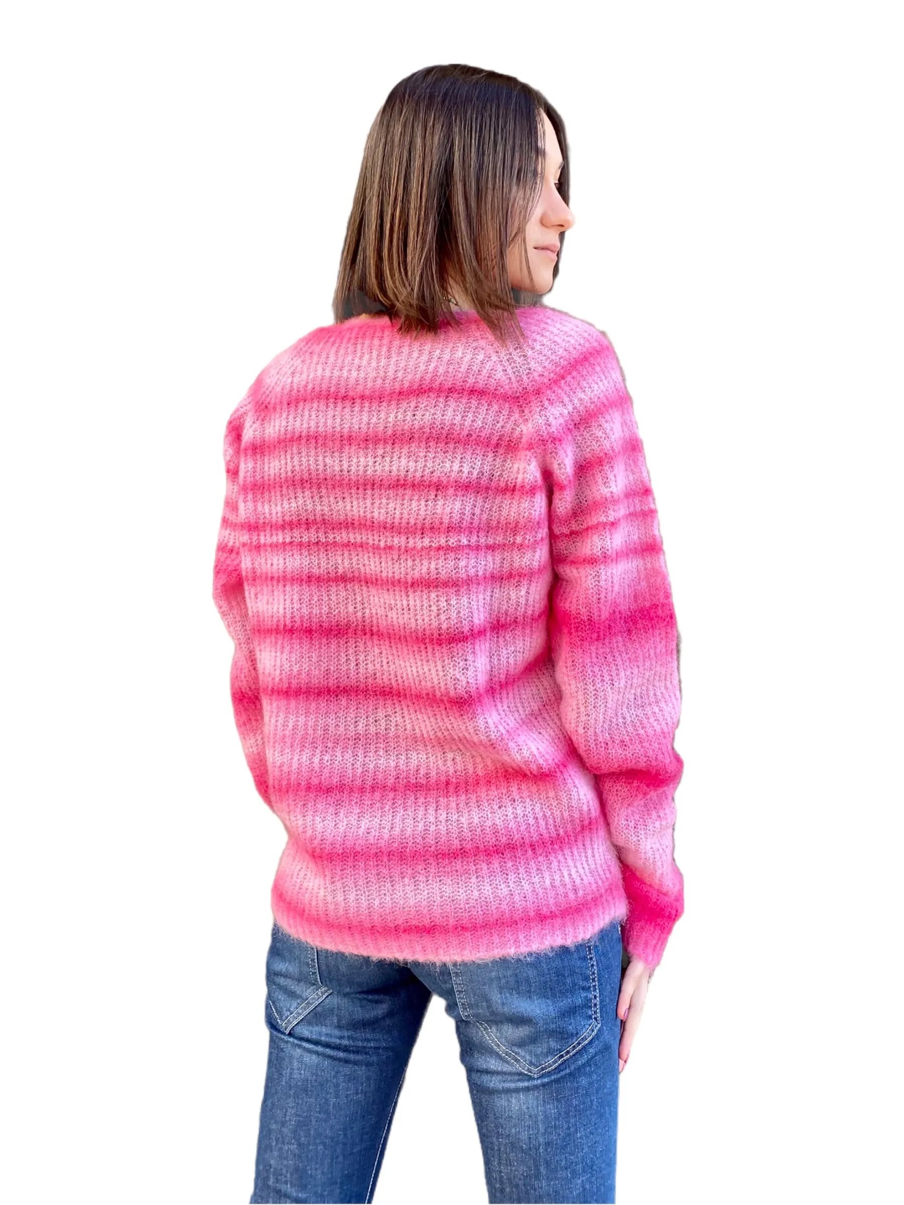 Vicolo fuchsia pullover