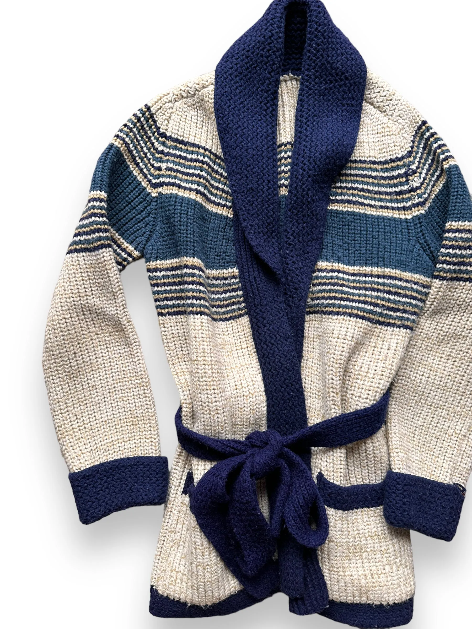 Vintage Belted Cardigan SZ L | Vintage Cardigan Sweaters | Vintage Clothing Store Seattle
