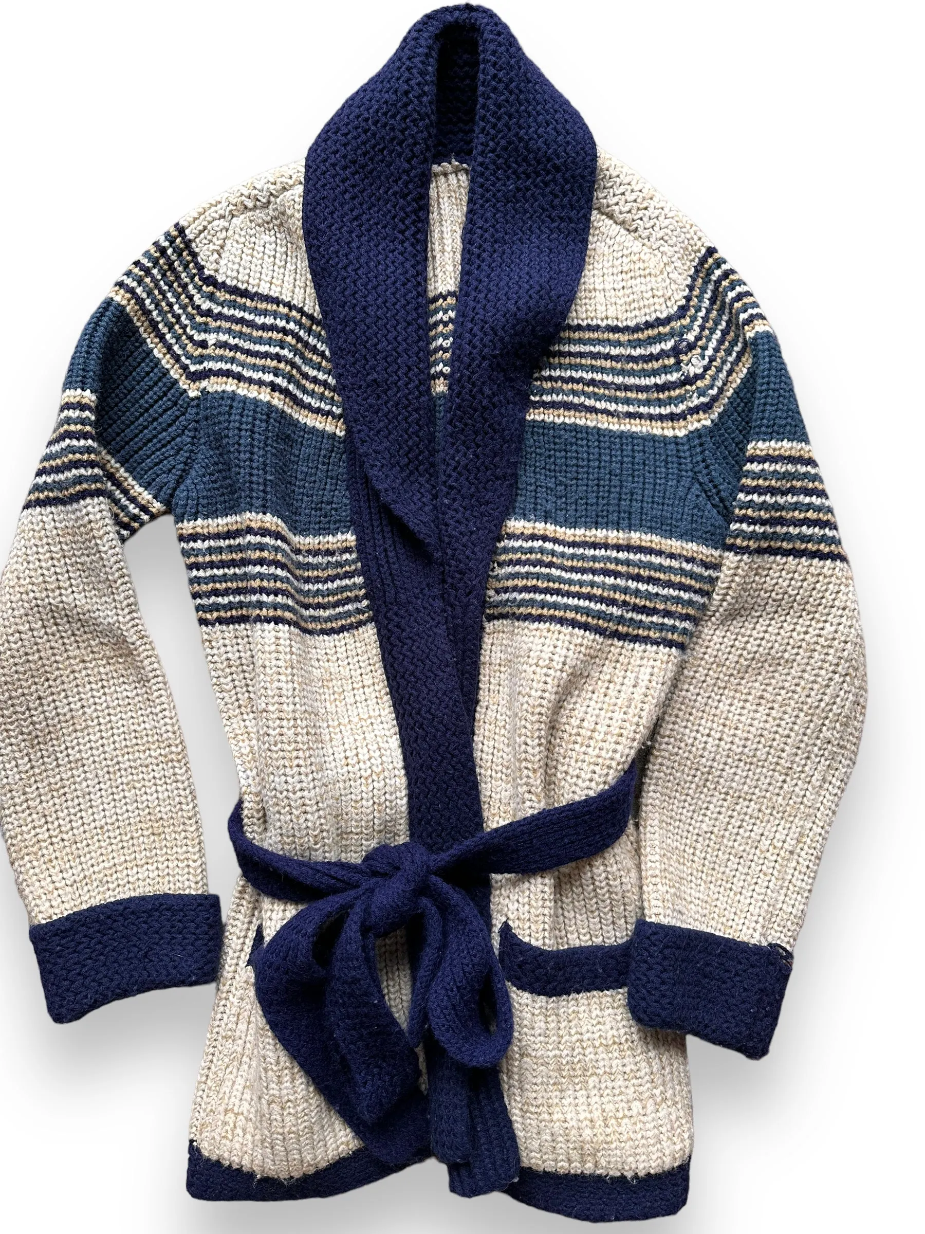 Vintage Belted Cardigan SZ L | Vintage Cardigan Sweaters | Vintage Clothing Store Seattle
